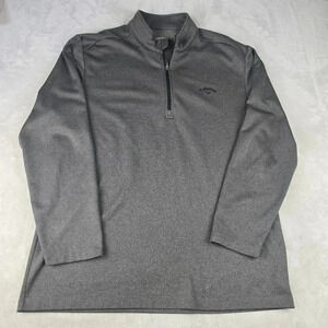 Callaway 1/4 Zip Pullover Long sleeve Sz XXL Gray